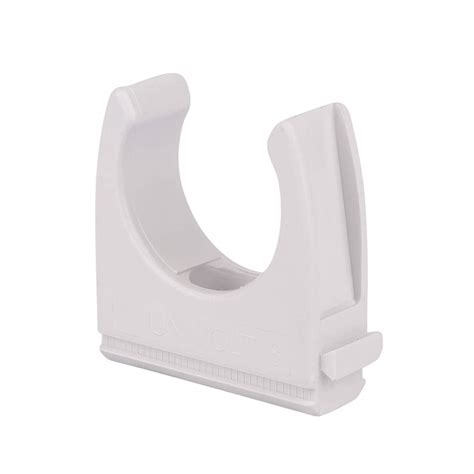 PVC Conduit Clip 25mm White ElectricalDirect