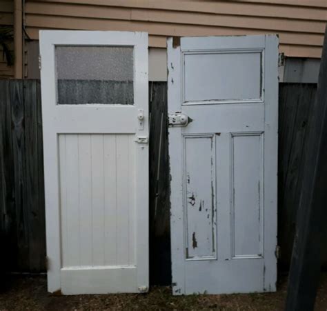 Vintage External Doors From An Old House 300 Each Building