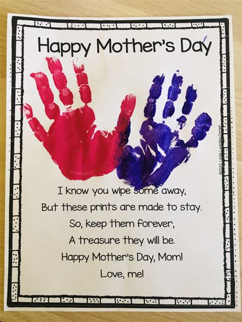 Mothers Day Poem Printables