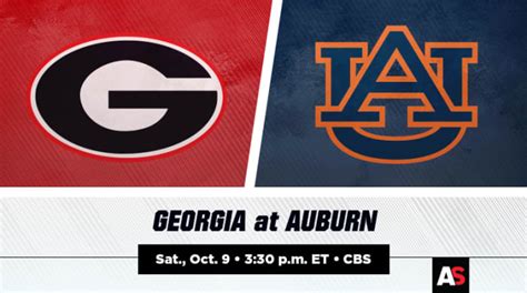 Georgia Vs Auburn Football Prediction And Preview