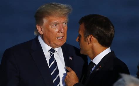 trump claims to have intelligence on macron s naughty sex life the times of israel