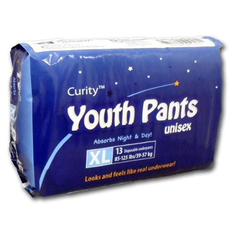 Curity Youth Pants Youth Pull On Diapers Size Extra Large Xl Pk
