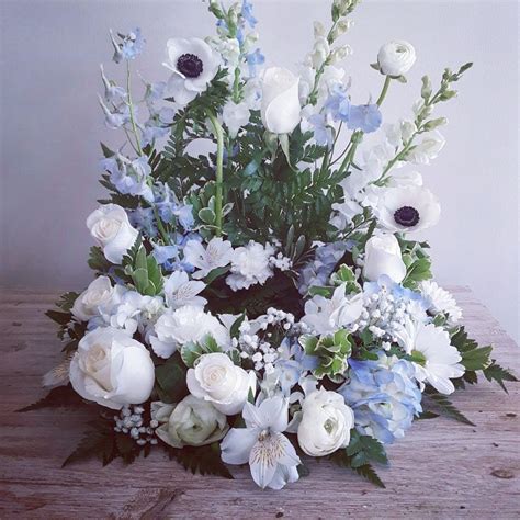 Maybe you would like to learn more about one of these? Blue Skies Cremation Wreath Mel's Blossoms: Portage IN ...