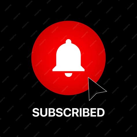 Premium Vector Youtube Subscribed Button Youtube Lower Third Youtube