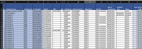 Template Payroll Excel Malaysia V2 ⋆ Rekemen