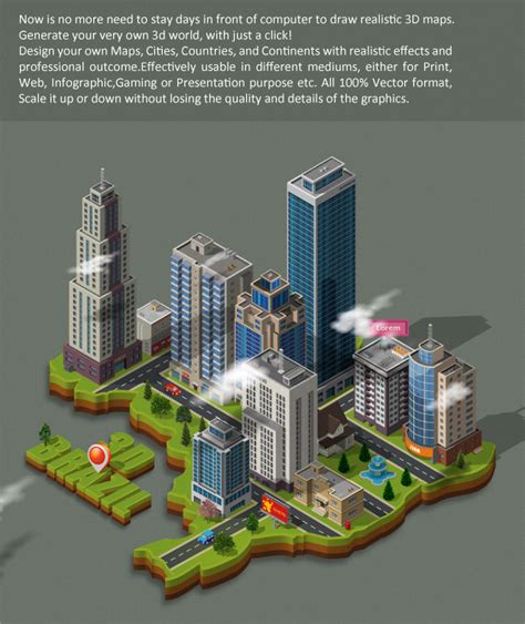 Isometric Map Generator On Behance