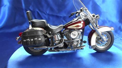 Harley Davidson Motorcycle 110 Scale Diecast Model Franklin Mint Youtube