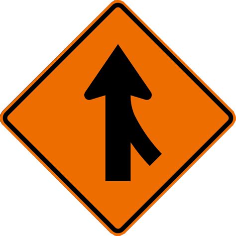 Merge Right Signs Order Merge Right Traffic Signs Trans Supply