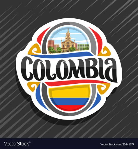 Logo For Colombia Royalty Free Vector Image Vectorstock