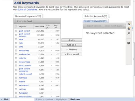 How To Use The Bing Keyword Tool Dummies