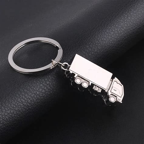 New Arrival Cute Metal Car Keychain Souvenir Hot T Mini Truck Key