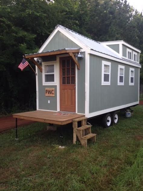 240 Sq Ft Tiny House With A Fold Up Porch By Pilgrim Woodwork Co