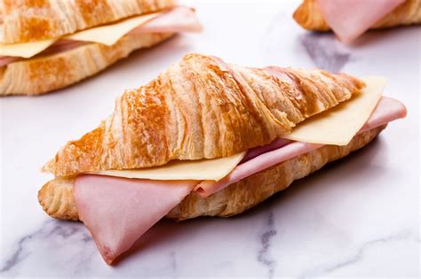 pack of ham and cheese croissants