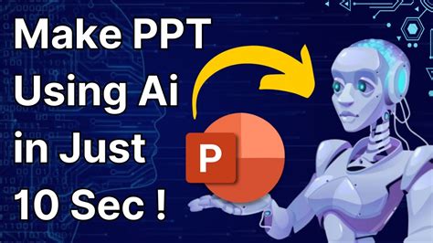 Make Powerpoint Presentations Using Ai In Just 10 Sec For Free 🤯 Youtube