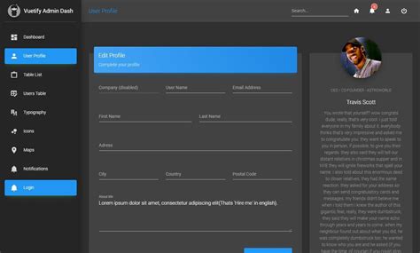Vuetify Admin Dashboard A Crud Admin Panel Made From Vue Js And