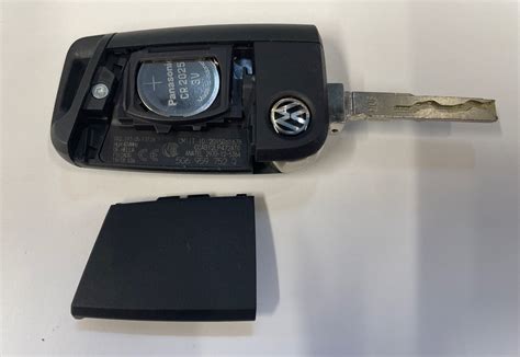 Volkswagen 3 Button Remote Flip Key Fob Polo Golf Etc Tested Look