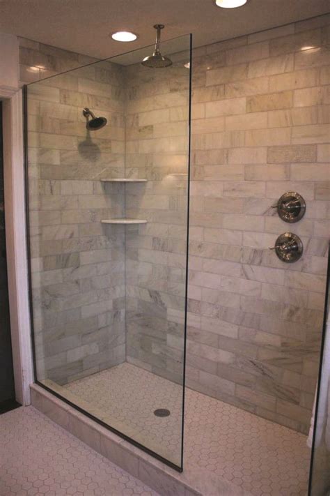 inspirational doorless shower no glass just on home like art design small shower remodel