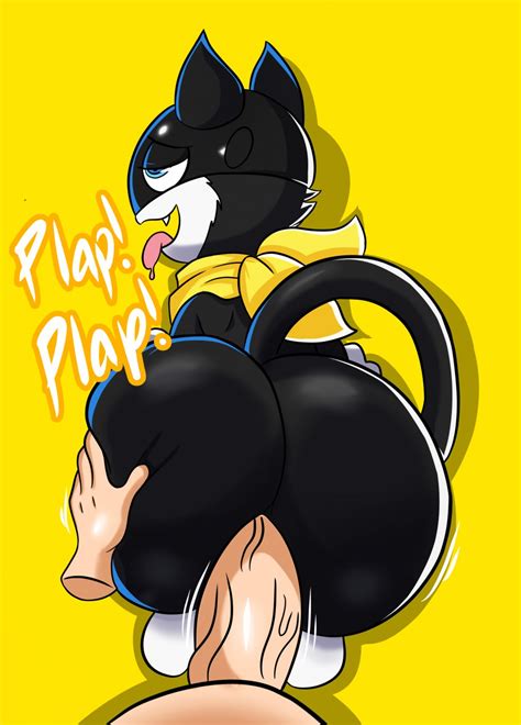 Rule 34 Anal Anthro Ass Atlus Bandana Big Butt Black