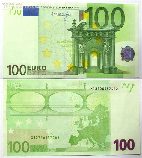 Billete De 100 Euros Europa 2002 56641 Biodiversidad Virtual