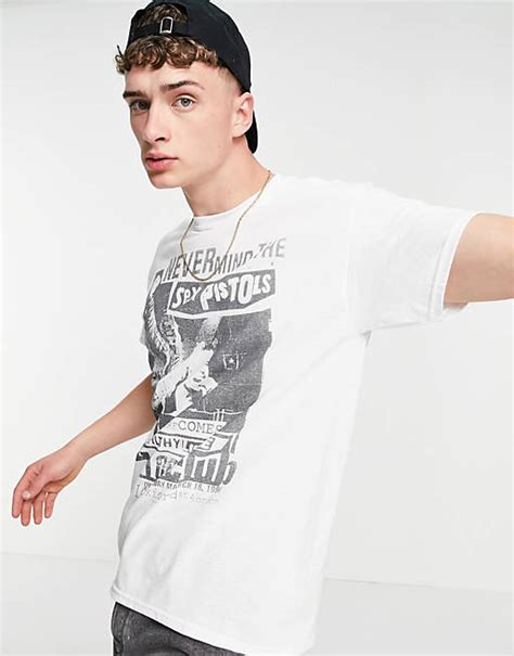 Vintage Supply Sex Pistols Graphic T Shirt In White Asos