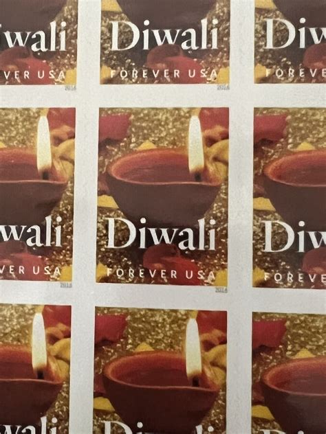 Diwali Usps Forever Stamps Full Sheet Of 20 Unused Ebay