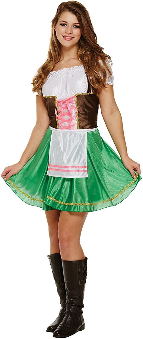 Emmas Wardrobe Oktoberfest Beer Maid Costume Includes Adult Women’s Bavarian Fancy Dress With