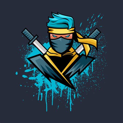 Fortnite Ninja Fortnite Blue Ninja T Shirt Teepublic
