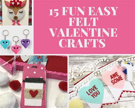 15 Fun Easy Felt Valentine Crafts Kunin Felt