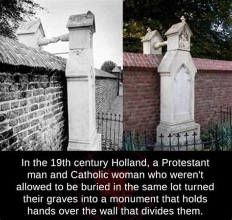 graves of catholic noble women and her protestant husband who were not allowed to buried