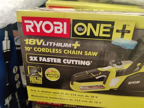 Used Ryobi P546 P547 One 18v 10 In Cordless Battery Chainsaw