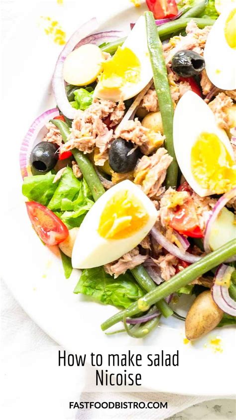 How To Make Salad Niçoise Fast Food Bistro Recipe Easy Lunch