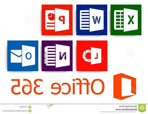 Microsoft Office Icon Vector At Collection Of