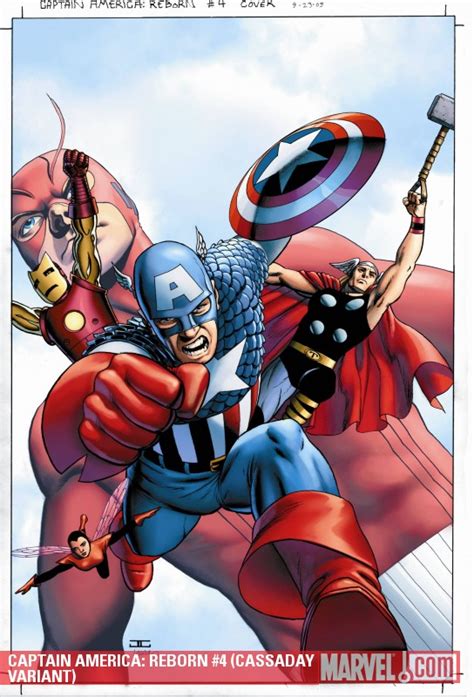 Captain America Reborn 2009 4 Cassaday Variant Comic Issues