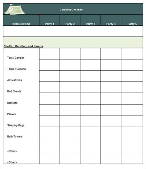 37 Blank Checklist Templates Free Word Excel Pdf Formats