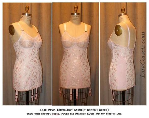 reproduction 1950s corset girdle foundation garment by laracorsets backless dress formal