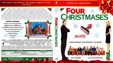 four christmases movie blu ray custom covers fourchristmasescstbrptv1 dvd covers
