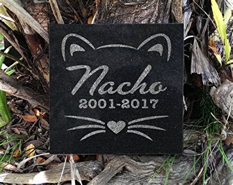 Maine coon cat ornament santa's pals with personalized name plate a great gift for maine coon cat lovers. Indoor Outdoor Memorial Cat Plaque 6x6 Black Granite Stone ...