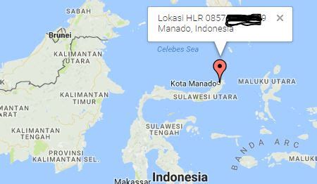 Garis bujur dan garis lintang telepon teman saya disorot di atas. Nomor Hp Kalimantan / Nomor hp pedagang emas, nomor hp ...