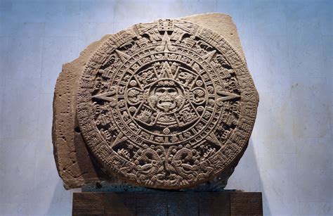 The Sun Stone Or Calendar Stone Aztec Reign Of Moctezuma Ii 1502