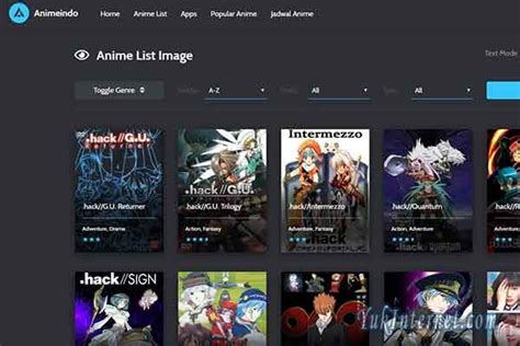 Sehingga kita akan lebih nyaman untuk menonton anime favorit kita. 5 Situs Nonton Anime Legal Sub Indo Gratis - YukInternet