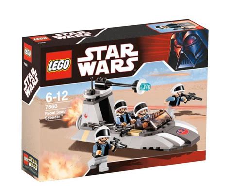 Star Wars Expanded Universe Rebel Scout Speeder Set Lego 7668 Walmart