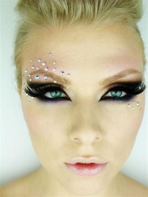 Eye Makeup Art Using Crystals And Rhinestones 2051875 Weddbook