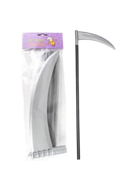 Grim Reaper Collapsible Sickle Death Scythe Halloween Accessory