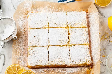 Easy Lemon Shortbread Squares Marathons And Motivation