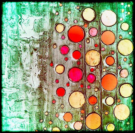 Modern abstract painting original art neo geometric 1980s retro shapes. Abstract Retro Circles Painting Digital Art by Laura Carter