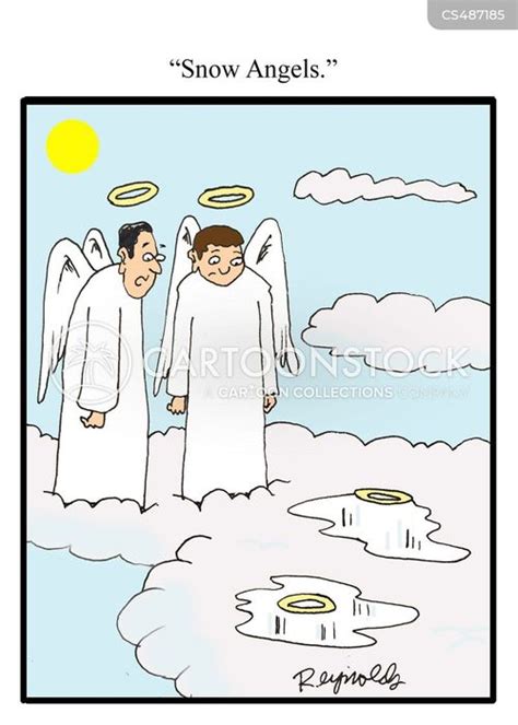 Snow Angels Cartoons And Comics Funny Pictures From Cartoonstock