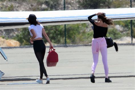 Kendall Jenner At A Private Airport In Turks And Caicos Gallery