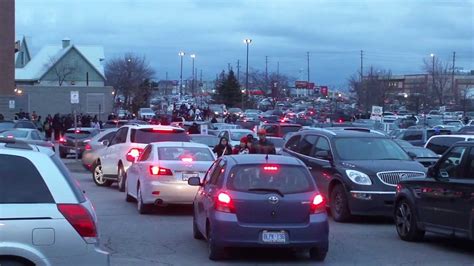 Pacific Mall Toronto Canada Christmas Day Crowds And Busy Parking Lot