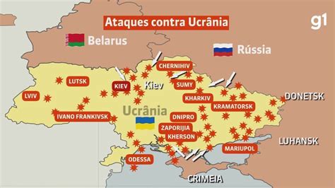 Veja O Avanço Dos Ataques Russos Na Ucrânia No Quinto Dia De Conflitos