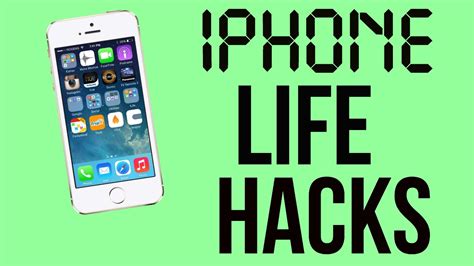 iPhone Life Hacks - YouTube